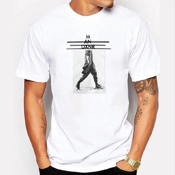 Gray t-shirt with The Band graphic
