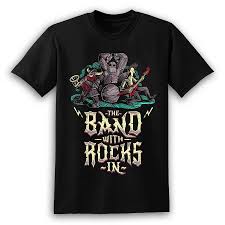 Gray t-shirt with The Band graphic